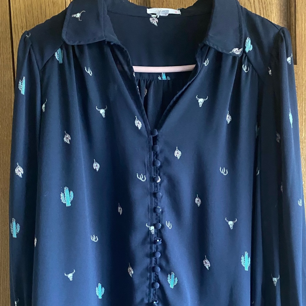 Blue blouse